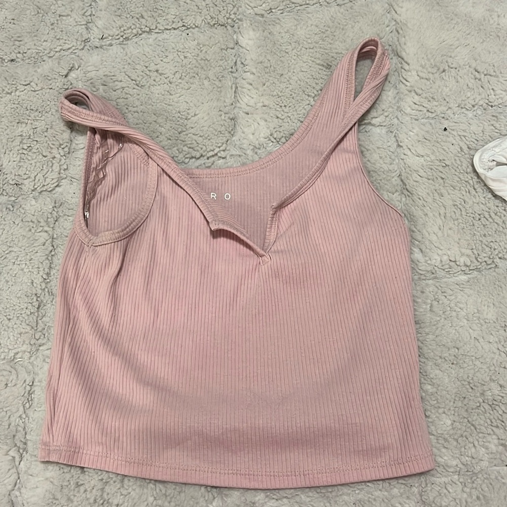 Pink crop top